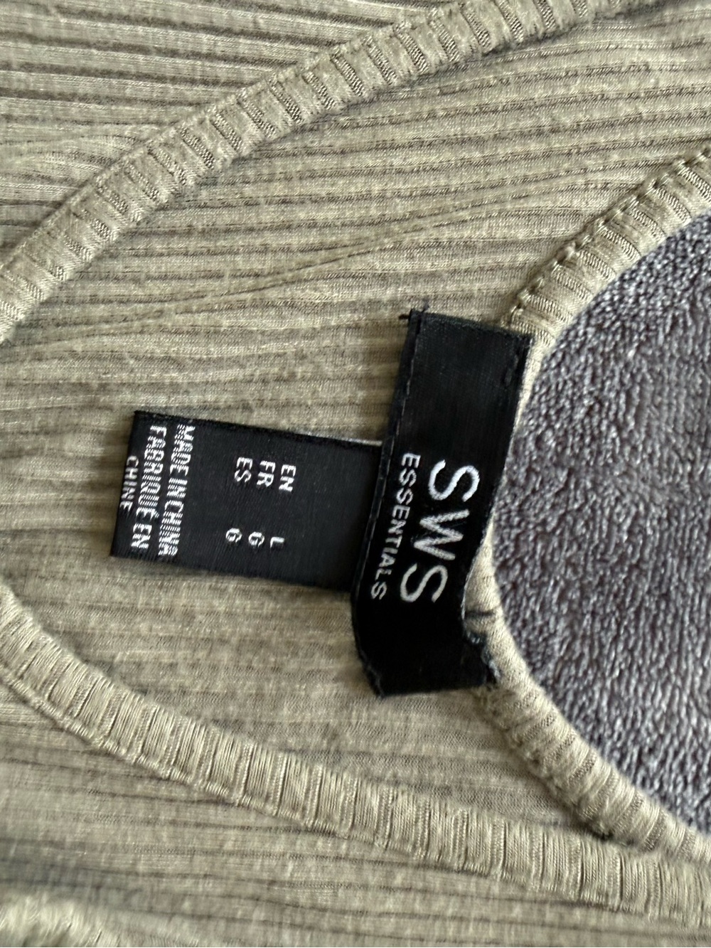 SWS Essentials Ribbed Bodysuit - Picture 1 of 2